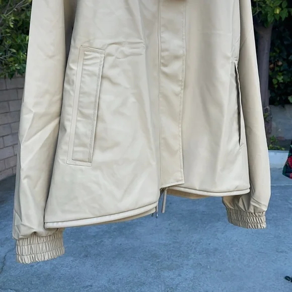NWT RAINS String W Jacket In Neturals Size Large $140 - Picture 6 of 13